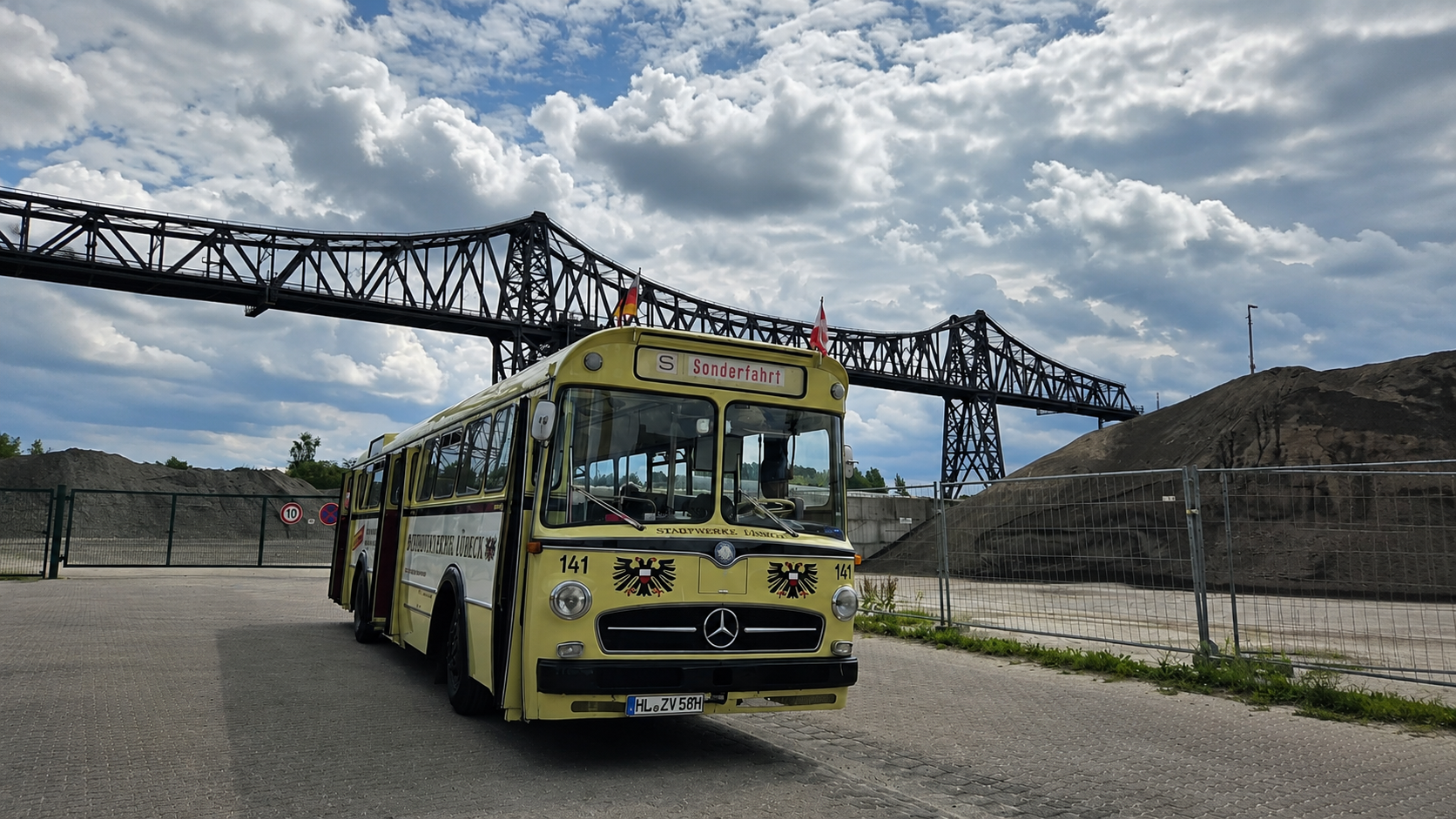 Wagen 141 , Rendsburg Eisenbahnhochbrücke